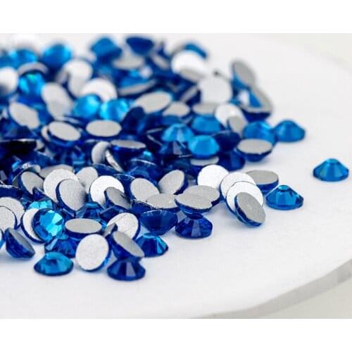 Flash Rhinestone Crystal Vitrail Medium SS3-SS16 Non-Hot Repair FlatBack Strass Sewing And Cloth Clothing Rhinestone Nailstone