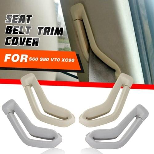 For Volvo S60 S80 V70 XC90 Left Right Seat Belt Retractor Guide Ring Belt Selector Gate Seat Belt Trim Cover