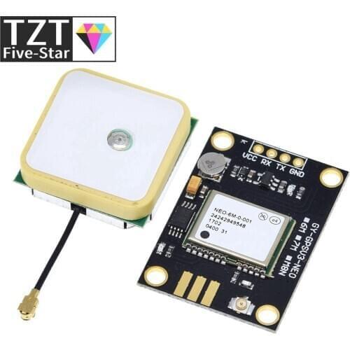 GY-NEO6MV2 new NEO-6M GPS Module NEO6MV2 with Flight Control EEPROM MWC APM2.5 large antenna for arduino