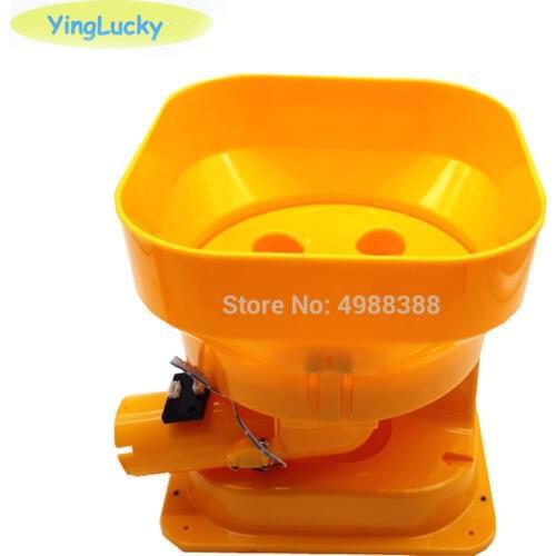 Capsule machine 45mm balls capsule toy plastic cube five holes coin hopper DC12V or 24V motor for machine Playground