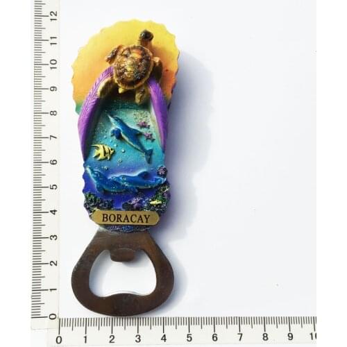 Boracay/Bahamas/Bali/Mauritius/Palau/Jamaica/Dominica/Saipan/New Zealand/Florida/Hawall/Thailand)Resin Material Fridge Magnet