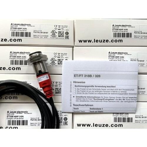 100% New Original LEUZE Photoelectric switch ET328I-400F.3 / 2N ET328I-400F.3 / 4P
