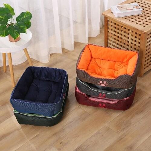 2021 New Winter Warm Cat Dog Beds Detachable Comfortable Pet Kennel Puppy Velvet Durable Pet Accessories Best Dog Bed Houses