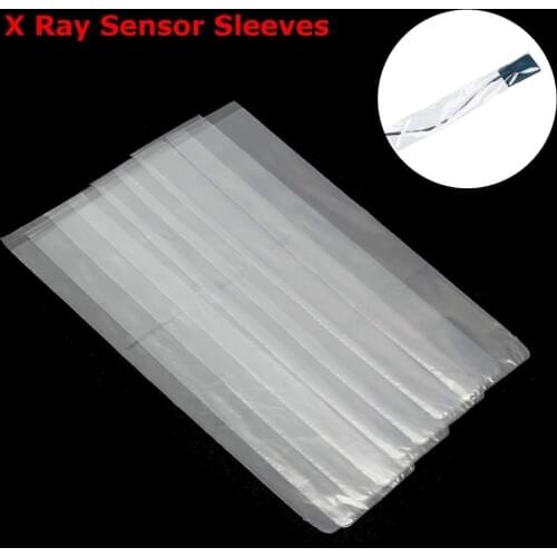 500Pcs Dental Disposable Cover Plastic Sleeves Protective Film for Digital X-Ray Sensor