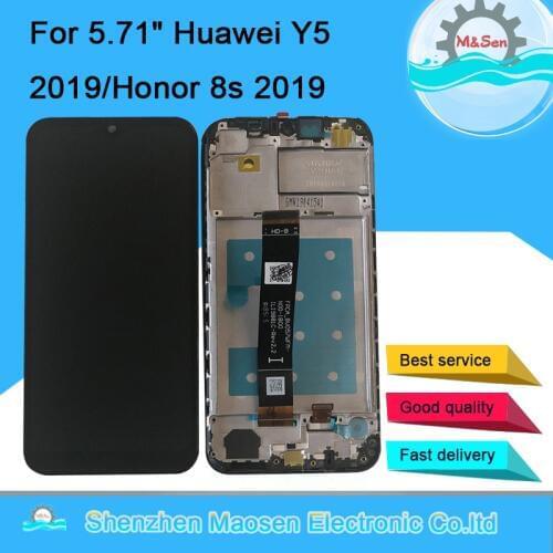 Original M&Sen 5.71" For Huawei Y5 2019 Honor 8s LCD Display Screen Frame+Touch Panel Digitizer AMN-LX9 AMN-LX3 KSE-LX9 KSA-LX9
