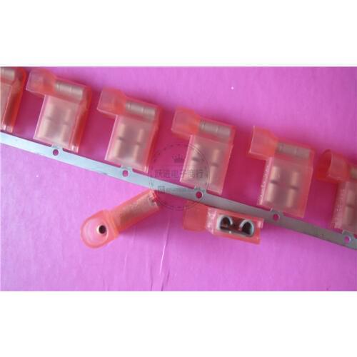 Original new 100% 2-520128-2 gauge 18-22AWG male and female plug-in terminal 6.3mm plug-in spring terminal