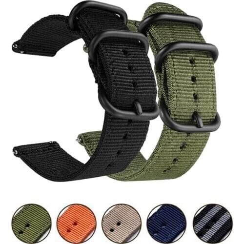 Nylon Wristband Strap for HUAWEI watch GT 2 46mm / GT Active 46mm HONOR Magic strap Bracelet GT2 Smartwatch Watchband 22mm