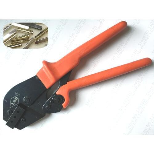 Crimper for attach metal sheath aglets to the end of laces Hand aglet Crimping tool