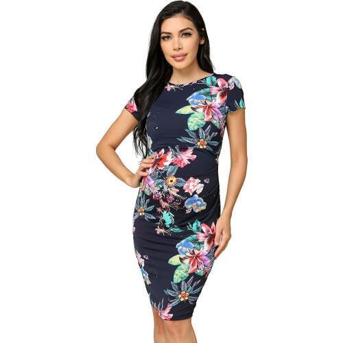 Летние платья с принтом Shorha China At AliExpress