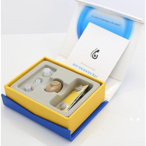 K83 Small Size Wireless Hearing Aids Mini CIC Invisible Heaing Aid Sound Amplifier Ear Hearing Portable Hearing Aids