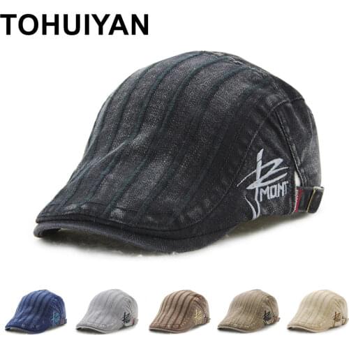 TOHUIYAN Mens Berets