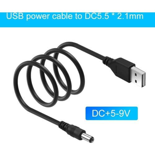 USB to 2.0*0.6mm 2.5*0.7mm 3.5*1.35mm 4.0*1.7mm 5.5*2.1mm 5V DC Barrel Jack power cord connector