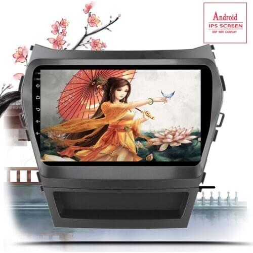 2 din car multimedia player For 2013 2014 2015 2016 2017 18 19 Hyundai IX45 Santa fe Android 10.0 car dvd gps navigation Radio