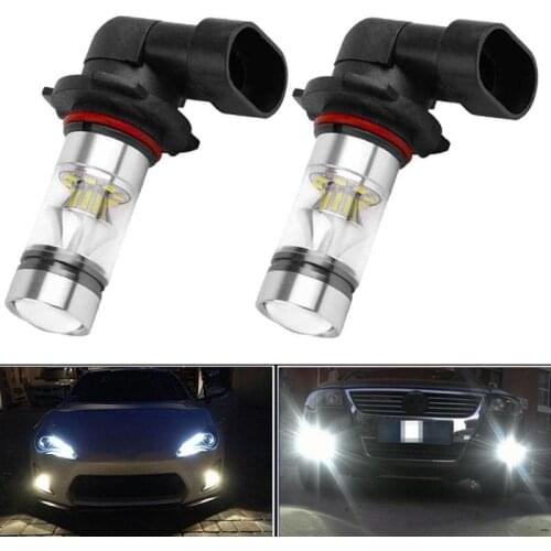 2 PCS 9006 HB4 LED Headlight Automobiles 6000K White Fog Headlamp High Power Car Driving Lamp Bulbs Car Style