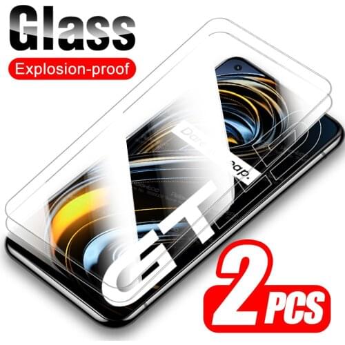 2pcs Full Cover Protective Glass For Oppo Realme GT 5G 2021 6.43" RMX2202 RealmeGT Screen Protector Tempered Glass Safety Film