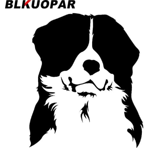 BLKUOPAR for Border Collie Car Stickers Graffiti Personality Decals Scratch-Proof Simple Caravan Trunk Decor Cartoon Graphics