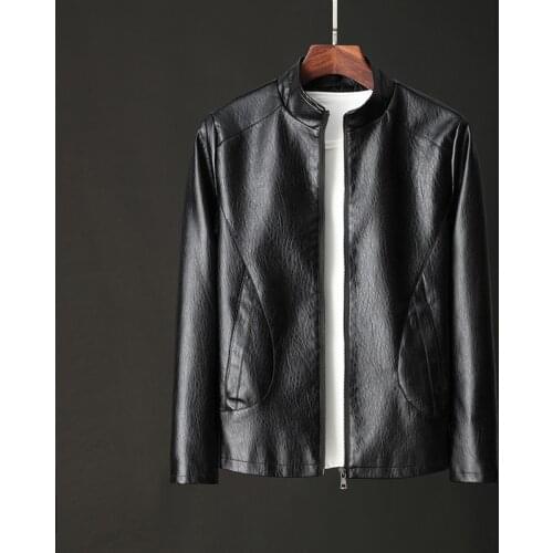 BAIDAFEI Men's Faux Leather Jackets
