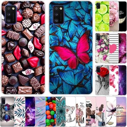 For Samsung Galaxy A41 Case Silicone Painting Cartoon Cute Phone Case for Samsung A41 A415 SM-A415 Back Cover Funda Coque Capa