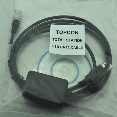 COM /USB download data cable for Topcon Total Station