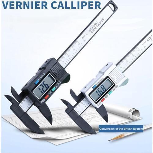 Electronic 0-150mm ABS Digital Vernier Calipers LCD Rule Pachometer Gauge Micrometer Thickness Measuring Tool