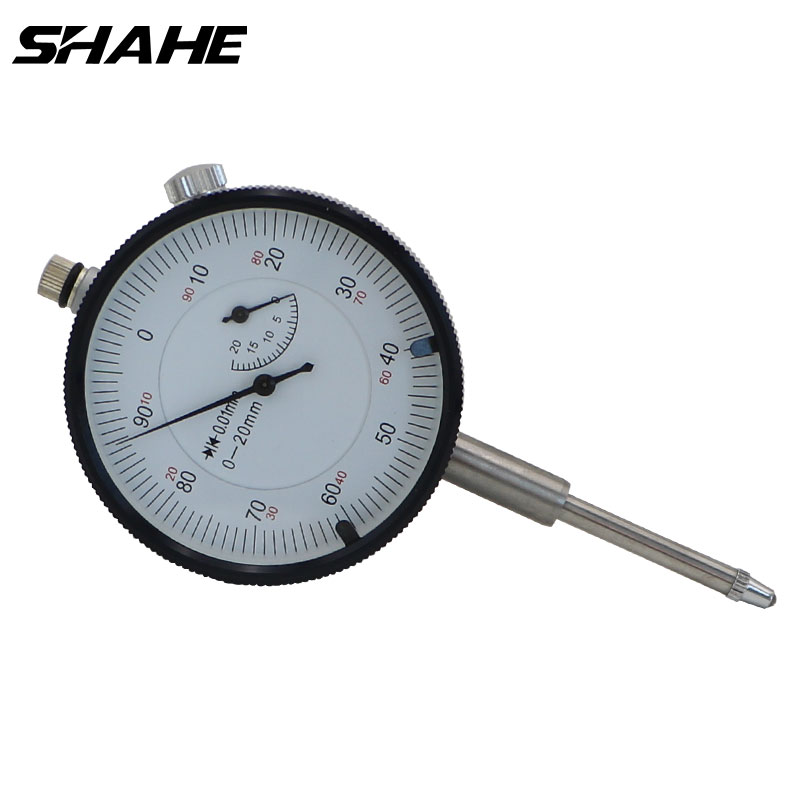 Shahe 0-5/0-10/0-20/0-30/0-50 mm 0.01 mm Metric Dial Indicator dial indicator gauge Measuring Tools