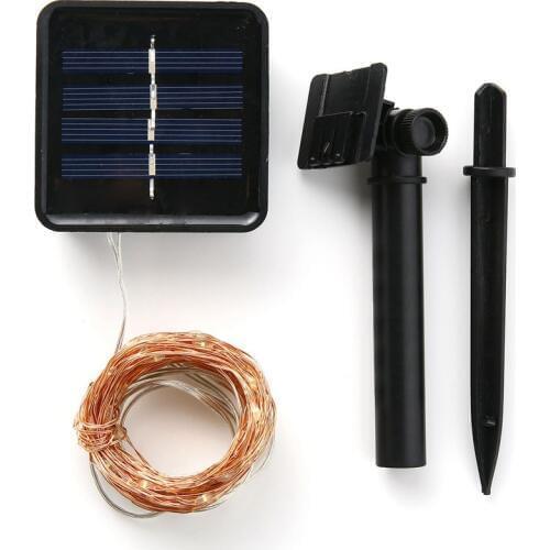 Solar String lights 22M 12M 5M 2M USB Fairy light Garland Light Chain Home Christmas Wedding Party Holiday Decoration Lighting