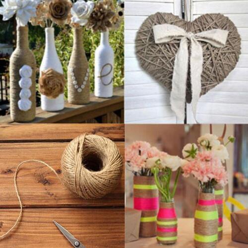 HOT SALE! Jute Hessian String Roll Heavy Twine Twisted Rope String Events Party Supplies Arts,Crafts & Sewing Home Supplies