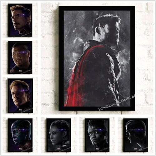 Marvel Canvas Painting Wall Art Avengers 4 Super Heroes Home Decoration Posters Prints Nordic Style Cafe Bar Dorm Decor Mural