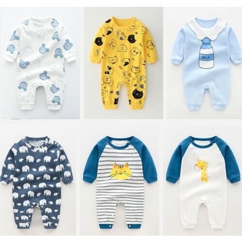 Brand Designer Costume For Baby Girls And Boys Overalls Long Sleeve Clothing Onesie Baby Infant Rompers Kids Minnie Jumpsuit