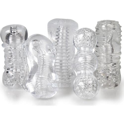 Soft Transparent Pocket Pussy Vagina Elastic Jelly Blowjob Male Masturbator Intimate Erotic Toys for Adult Sex Toys for Men