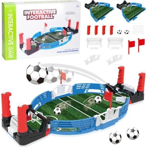Two-Player Mini Tabletop Soccer Footbal Game Balls Home Machine Babyfoot Finger Sports Toy Party Double Battle Puzzle Board Game