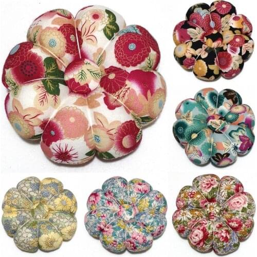 New Style Soft Needle Pad Soft Touch Pumpkin Shaped Portable DIY Handcraft Sewing Pin Cushion for Home Sewing Accessories