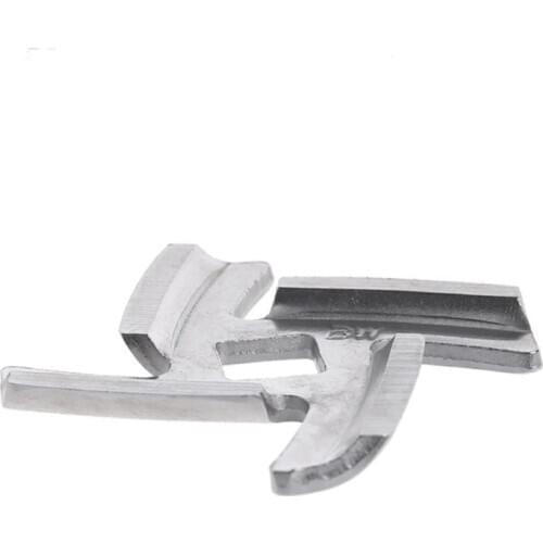 3pcs/set Mincer Knife Stainless Steel 4 Blade Square Hole Meat Grinder Parts MOLF