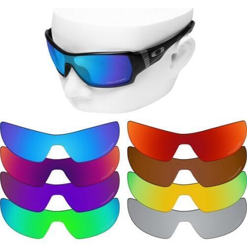 OOWLIT Anti-Scratch Replacement Lenses for-Oakley Offshoot OO9190 Etched Polarized Sunglasses