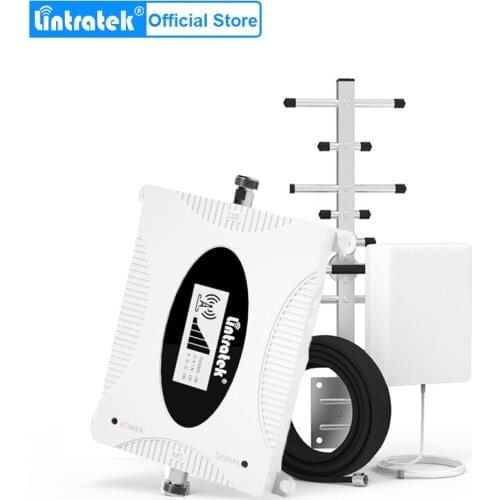 Lintratek B28 700 LTE 4G Signal Repeater Cellular Signal Booster AGC Mobile Phone Internet Sound amplifier 4g repeater Band 5 B3