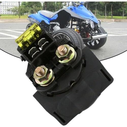 Starter Solenoid Relay Anti-scratch Replacement Lightweight Black Motorcycle Relay RL1552RE116AR for Kawasaki-Bayou 220 KLF220 A