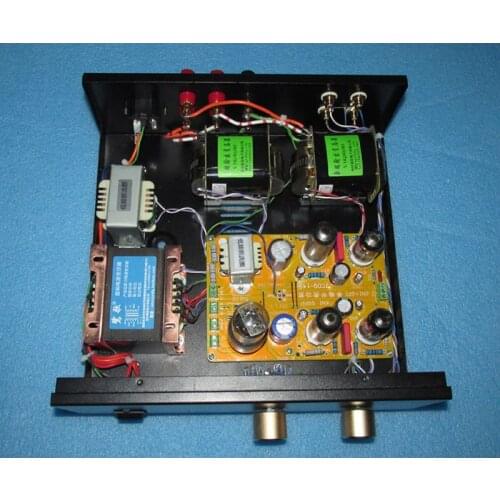 6N1 + 6P1 3W + 3W single-ended Class A tube amplifier, 5Z2P tube rectifier amorphous output transformer 18Hz ~ 27KHz -3db