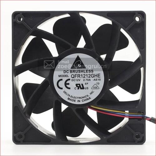 Original Delta QFR1212GHE 12038 12V2.7A E10 Dedicated S9 E9L3 cooling fan