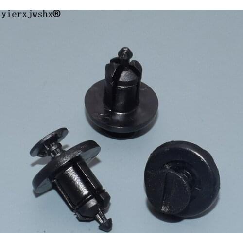 Yierxjwshx 100PCS Car Fastener Clip Automobile Bumper Trim Panel Fender Screw Rivets Clips for Renault Clio Megane Laguna