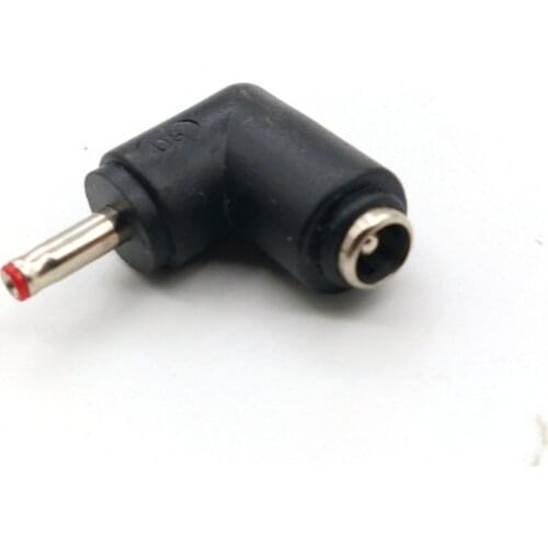 50pcs/200pcs DC Power Plug 5.5 x 2.1MM female to 3.5 x 1.35MM male elbow DC Connector Power Adapter