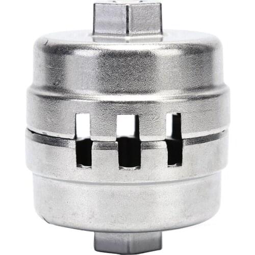 64.5mm Universal Housing Aluminum Oil Filter Wrench Cap Socket Remover Tool for Lexus Toyota Lexus Corolla Highlander RAV4 Camry