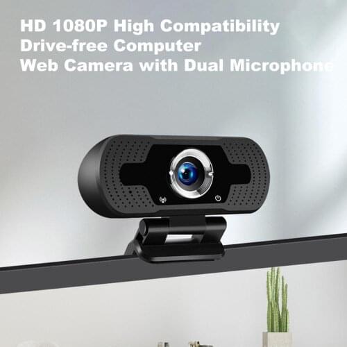 Bluelans HD 1080P High Compatibility Drive-free Computer Web Camera with Dual Microphone