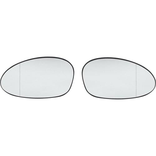 Side Wing Door Mirror Rearview Mirror Glass Heated 2-Pin for-BMW 1 3 Series E81 E87 E82 E88 E46 E90 E92 E85 Z4