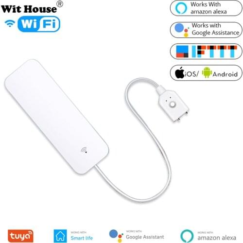 Tuya Home Alarm Water Leakage Alarm WIFI Leak Sensor Water Flood Overflow Detector Security Alarm System Alert No Hub