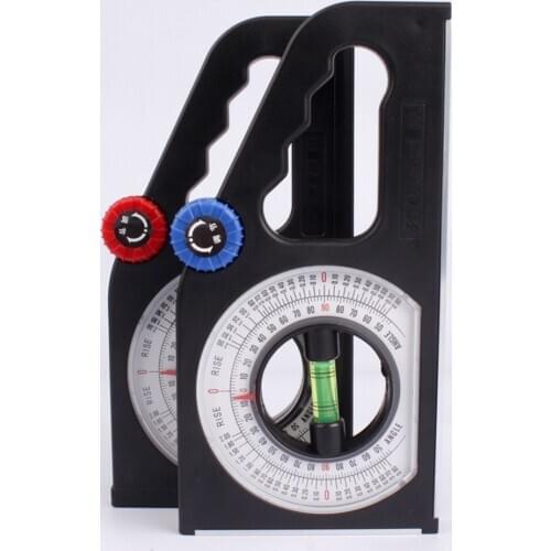 Multifunctional Slope Protractor Measuring Instrument Inclinometer Carpenter Tools Angle Measurement Square for Angles
