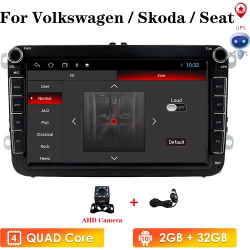 Ossuret 2 din Car Radio Multimedia Player GPS for Volkswagen VW Passat B7 B6 Golf Touran Polo Sedan Tiguan jetta Android 4G WIFI