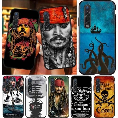 Pirates Caribbean For OPPO Find X3 X2 Lite K5 K3 R17 R15 R9S F15 F11 F19 F9 F7 Neo Pro Soft Silicone Phone Case