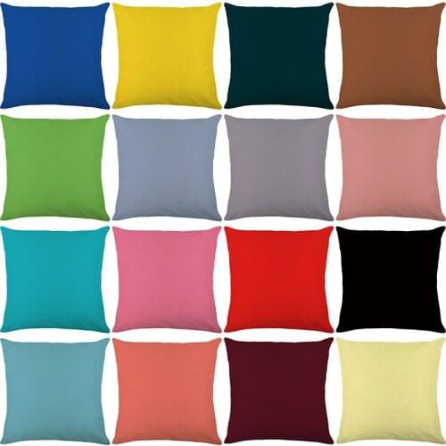 Solid Color Waterproof Pillowcover Polyester/Linen Cushion Cover 45x45 Decorative Cushions Throw Pillows Outdoor Pillowcase