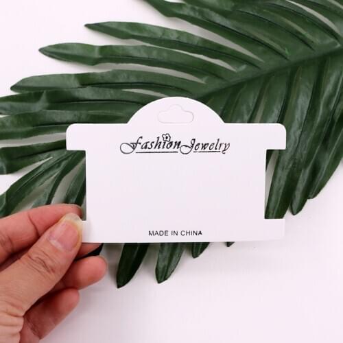 Wholesale 10*6.5cm 100PCS/lot Hair Accessories Display Card Bracelets Hair Clip Band Paper Package Hanger Tags Cards Holders