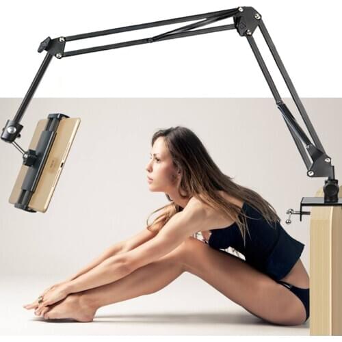 Tablet Stand holder in bed for iPad air pro 2 3 4 5 6 air 10.2 10.5 9.7 2017 2018 2019 2020 desk Mount